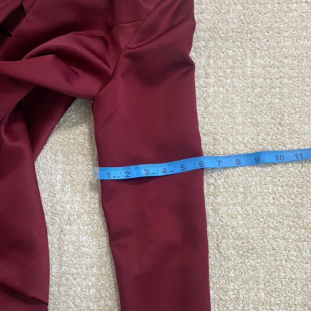 Alex Evenings Women's Deep Red Blazer Size 4 - Picture 12 of 12
